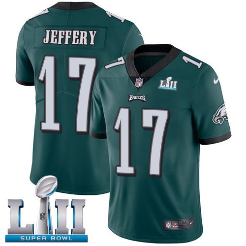 Men Philadelphia Eagles #17 Jeffery Green Limited 2018 Super Bowl NFL Jerseys